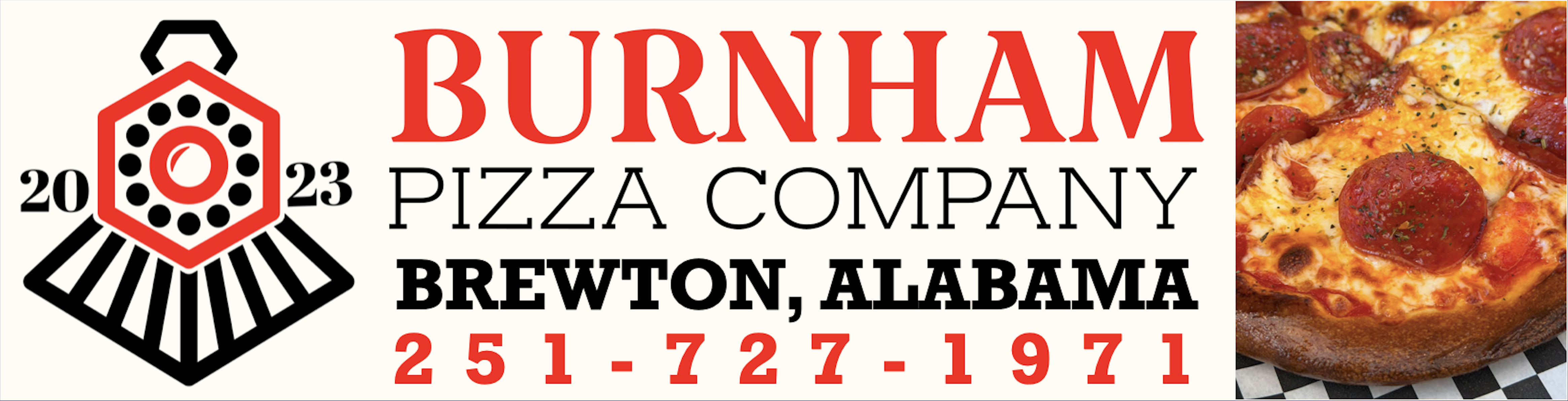 Burnham Pizza Logo